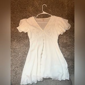 Cute little white dress worn once!